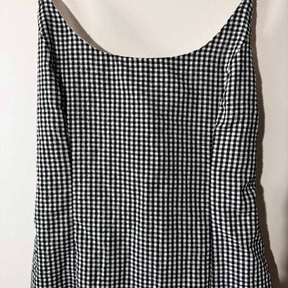 Wild Mantra Plaid black and white gingham Dress | 12 | Staple Dress